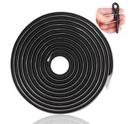Cinta adhesiva de caucho butílico, 8 mm x 5 m, impermeable, cinta de sellado de butilo de doble cara para ventanas de faros de coche, camiones, parabrisas, ventanas y puertas