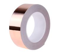 Cinta adhesiva de cobre conductora de 1 pulgada, perfecta para conexión a tierra de bajo y baja resistencia, accesorio de guitarra de defensa