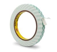Cinta adhesiva de doble cara blanca 13 mm x 300 cm, 1 rollo, cinta adhesiva universal de doble cara, cinta de uretano de poliuretano de doble cara para pegar, fijar y montar la señalización in