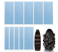 Cinta adhesiva de doble cara profesional para extensión de cabello, 4 x 0.8 cm, ideal para reemplazo de trama de cabello, fácil de aplicar y quitar, resistente al agua y al calor