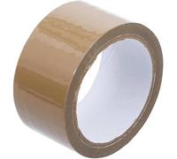 Cinta adhesiva de embalaje marrón, 50 mm x 50 m, resistente y práctica para sellado, Pro - D-Work