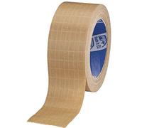 Cinta adhesiva de papel reforzado, 50 x 50 cm, cinta adhesiva papel para embalar, cinta embalaje fuerte