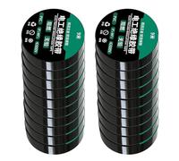 Cinta adhesiva de PVC eléctrica de 9 metros de largo, 10 piezas/20 unidades, ideal para envolver cables y agrupar de forma segura