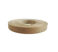Cinta adhesiva de reparación Rollo de banda borde madera pino, arce, roble, nogal y abedul 3/4 pulgada, preencolada for planchar con adhesivo termofusible(White Oak,1.9 cmx4m)
