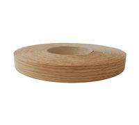 Cinta adhesiva de reparación Rollo de banda borde madera pino, arce, roble, nogal y abedul 3/4 pulgada, preencolada for planchar con adhesivo termofusible(Red Oak,1.9 cmx4m)