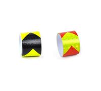 Cinta adhesiva de seguridad reflectante impermeable de 50 mm x 3 m, cinta adhesiva de advertencia para el suelo, antideslizante, 2 unidades
