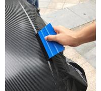 Cinta adhesiva de vinilo de fibra de carbono 5D, resistente a los arañazos, impermeable, para coches y motocicletas, rollo de 10 m con rascador de terciopelo (5D 3 cm x 10 m)