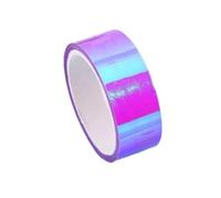 Cinta adhesiva decorativa Washi con purpurina de 15 mm y 5 m, ideal for álbumes de recortes y papelería.(PURPLE)