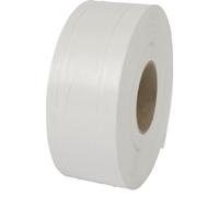Cinta adhesiva en húmedo reforzada con hilos ratioform, 2 hilos longitudinales, 1 hilo sinusoidal