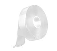 Cinta adhesiva fina de doble cara reciclable para cubierta de casa, G H | 30 mm de ancho, adhesivo firme, visibilidad, lavable y reciclable para aplicaciones de cubiertas domésticas