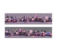 Cinta adhesiva gótica para álbumes de recortes - Juego de cintas adhesivas de Halloween y vacaciones | Rollos decorativos para Diarios de Fiesta, Manualidades, Envoltura de regalos y proyectos