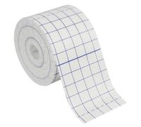 Cinta Adhesiva Médica, Cinta Médica de Envoltura Autoadherente Flexible de 10 M, Vendaje de Fijación Blanco No Tejido y Transpirable,para Fijar Yeso, Gasa, Agujas y Catéteres (5CM×10M)