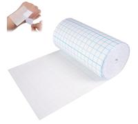 Cinta Adhesiva Médica Flexible y Transpirable, 15cm*10 m Cinta Médica, Apositos Adhesivos Impermeables No Tejido, Apósito Medicamentos Fijo para Cuello, Espalda, Hombros, Brazos, Muslos, Blanco