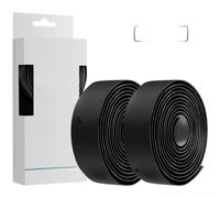 Cinta adhesiva para barra de bicicleta de carretera, 21 cm, color negro | Perforado transpirable para la superficie, ventilación mejorada, mantiene las manos frescas, resistente al sudor