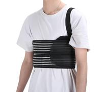 Cinta adhesiva para costillas, cinturón elástico para costillas, cinta para el pecho, para costillas rotas, para costillas agrietadas, fracturadas, dislocadas y posquirúrgicas(L)