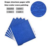 Cinta Adhesiva para Impresora 3D Resistente a Altas Temperaturas, Cinta Adhesiva Fuerte de 5 Piezas para Cama Caliente de Impresora de 8,3 X 7,9 Pulgadas, Diseño Elegante Azul