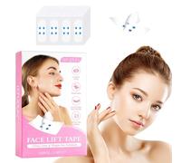 Cinta adhesiva para levantamiento de rostros - Elasticidad Straffhubpatches, cinta adhesiva para levantar la cara invisible en forma de V | 120 cintas faciales instantáneas para ocultar la barbilla