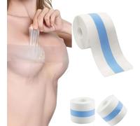 Cinta Adhesiva Pecho para Levantamiento, Boob Tape Invisible Push Up de 5m x 5cm, Sujetador Adhesivo Impermeable y Transpirable para Vestidos sin Espalda, Cinta para Pecho de PU de Alta Sujeción
