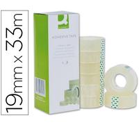 Cinta adhesiva q-connect 33 mt x 19 mm