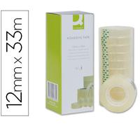 Cinta adhesiva q-connect 33 mt x 12 mm - KF01785