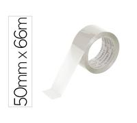 Cinta adhesiva q-connect polipropileno transparente 66 mt x 50 mm para embalaje bajo ruido