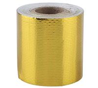 Cinta Adhesiva Térmica de Papel de Aluminio, 5m x 5cm, Dorado, Escudo de Calor