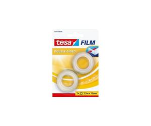 Cinta adhesiva Tesa 57911 Transparente 7.5 m Doble Cara 2 piezas