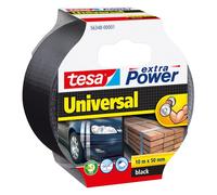 Cinta adhesiva TESA extra Power Universal Negro 10 m 50 mm para fijación y reparación
