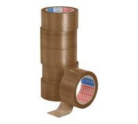 Cinta Adhesiva PVC Tesa Marrón 66Mtsx50mm para Embalaje