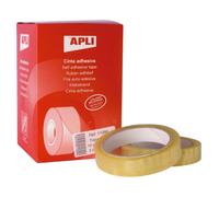 APLI 11266 - Cinta adhesiva celo transparente 19 mm x 66 m