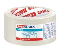 Cinta Adhesiva Transparente Tesa Basic 66 Mt X 50 mm Para Embalaje