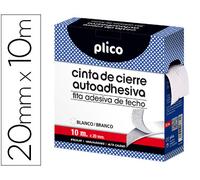 Cinta Adhesiva Velcro Blanca 20mm X 10M