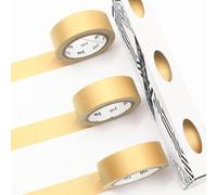 Cinta adhesiva Washi de MT - Cinta adhesiva de papel Kamoi - 15 mm x 7 m (dorado)