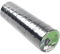 Cinta aislante - 19 mm x 10 m, pack de 10 unidades, resistente a la humedad y temperaturas. Ideal para aislamiento eléctrico y reparaciones diversas.* #*