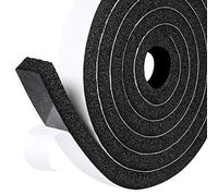 Cinta aislante de espuma de celda abierta, 50 mm (ancho) x 25 mm (grosor) x 2 m (largo), aislamiento de ventanas, burlete for aire acondicionado, cinta de espuma de baja densidad que absorbe los golpe