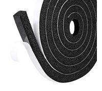 Cinta aislante de espuma de celda abierta, 50 mm (ancho) x 25 mm (grosor) x 2 m (largo), aislamiento de ventanas, burlete for aire acondicionado, cinta de espuma de baja densidad que absorbe los golpe