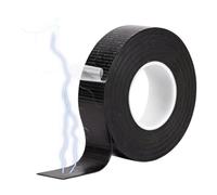 Cinta Aislante Negra 5m x 23mm x 0.8mm,Cinta Aislante Termica Impermeable | Caucho Cinta Adhesiva,Alta Flexibilidad Cinta Aislante y de Sellado para Bricolaje,Reparaciones,Electricidad,Coche o Equipos