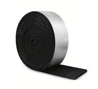 Cinta aislante para tuberías de 10 cm x 10 m para exteriores | Espuma de 10 mm de grosor, evita la congelación, escudo térmico de verano, tuberías de agua al aire libre, ahorro de energía