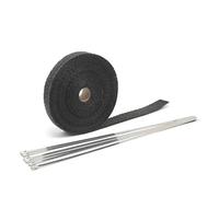 Cinta Aislante Térmica para Escape De Coche/Moto 5/10/15 M, para Tubos Y Colectores(10m Black)