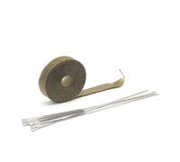 Cinta Aislante Térmica para Escape De Coche/Moto 5/10/15 M, para Tubos Y Colectores(5m Titanium)