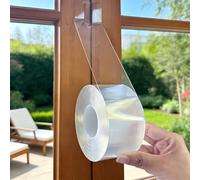 Cinta Aislante Termico para Ventanas y Puertas, 5cmx10m Cinta Selladora Autoadhesiva Impermeable Transparente, Burlete Aislamiento Térmico Autoadhesivo de Ventana, Aísla del Ruido, Polvo y Aire Frío