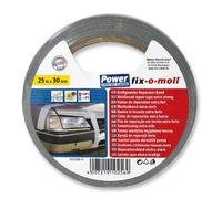 Cinta americana plata 25mx30mm