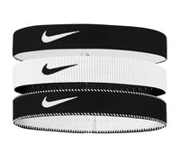 Nike Juego de 3 diademas para hombre Flex Classic Wide Headbands para correr, fitness, entrenamiento, deporte, anchas, negras, talla única, color negro, talla única