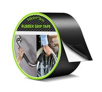 Cinta antideslizante de goma negra para fontaneros, 10 cm x 3 m, autoadhesiva, impermeable, antideslizante, para asas y superficies de contacto