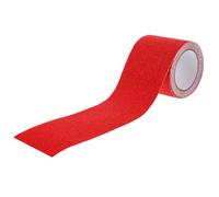 Cinta Antideslizante de PVC Rojo Superficie Esmerilada | Visible, Textura Ligera, Instalación Rápida, para Umbrales y Puertas en Locales o Pasillos