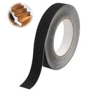 Cinta Antideslizante Escaleras, 2.5cm x 10m Cinta Adhesiva Antideslizante Negro, Tiras Antideslizantes Escaleras para Interiores y Exteriores, Cinta Adhesiva Antideslizante Seguridad para Escaleras