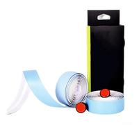 Cinta antideslizante para manillar de bicicleta en colores degradados, compatibilidad perfecta para bicicletas de carretera y montaña (polvo blanco)