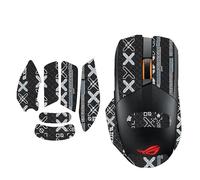 Cinta antideslizante para mouse compatible con ASUS ROG Chakram X Mouse Skins, resistente al sudor, agarre a prueba de sudor, cubierta protectora, patrón negro completo