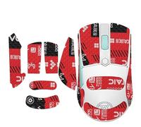 Cinta antideslizante para mouse compatible con ASUS ROG TX Mini Gaming Mouse Skins, resistente al sudor, agarre a prueba de sudor, cubierta protectora, patrón rojo completo