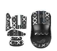 Cinta antideslizante para ratón compatible con ASUS ROG Harpe Ace Mini Mouse Skins, resistente al sudor, agarre a prueba de sudor, cubierta protectora, patrón negro completo